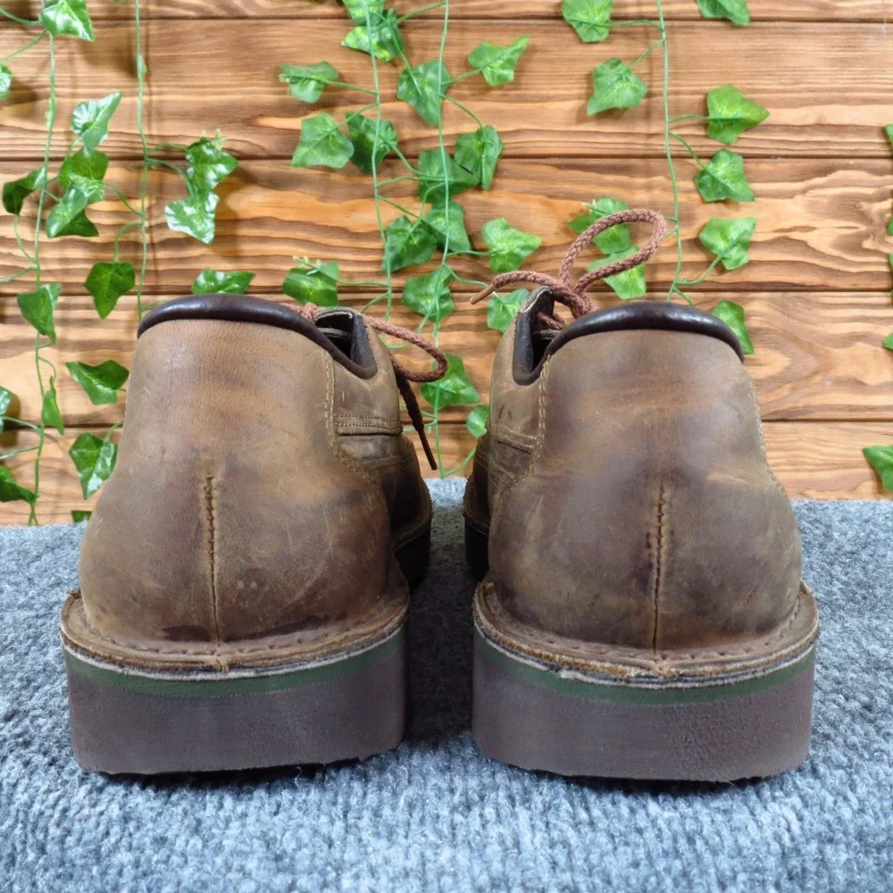 Footonic 455654G4 Mens Moc Toe‎ Oxford Size 10 D Casual Walking Brown Leather